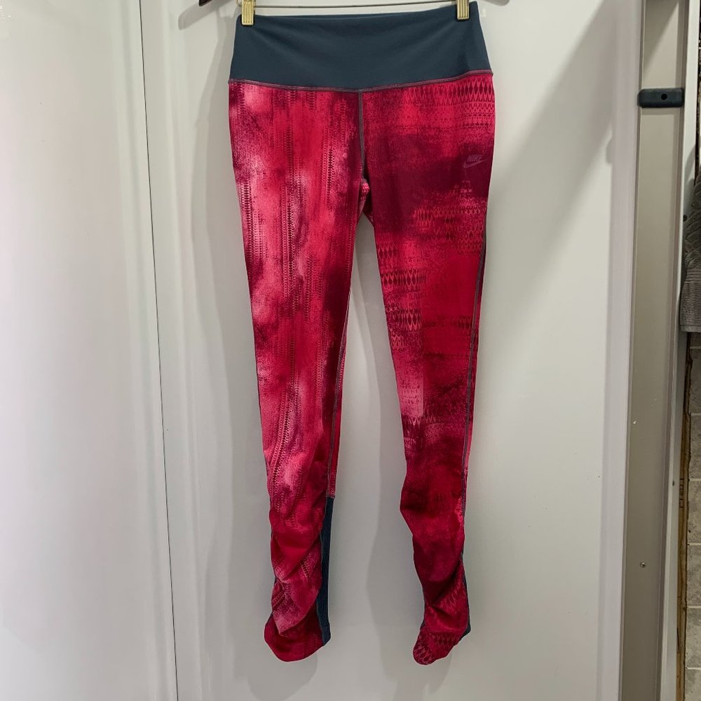 Nike Leggings Pink/Grey Size XL